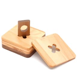 image-Wooden Cup Mat Sets