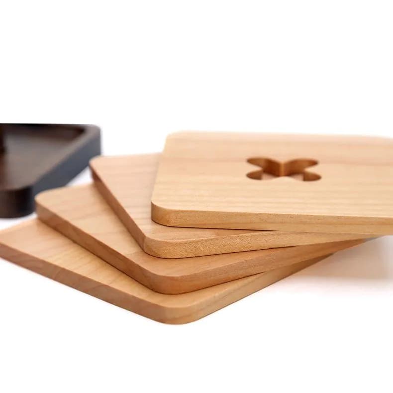 image-Wooden Cup Mat Sets
