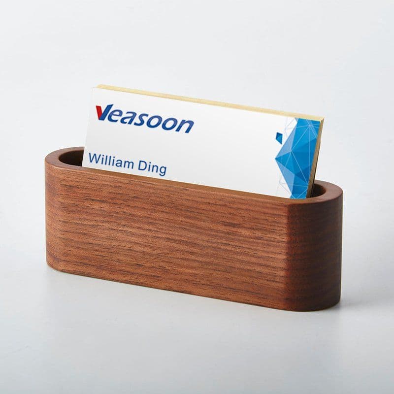 image-Wood Business Card Holder