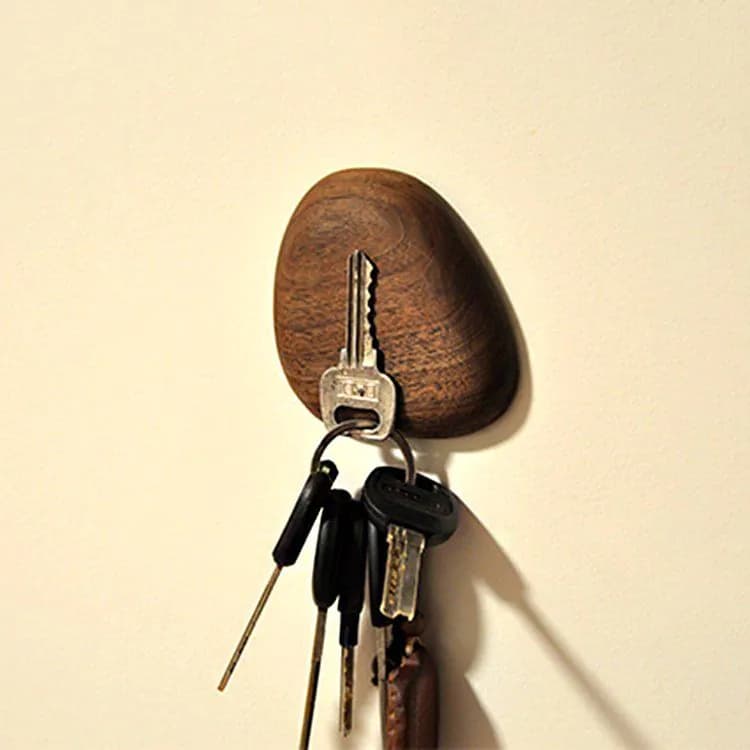 image-Walnut Magnet Key Holder