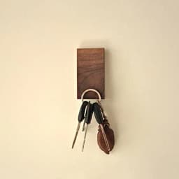 image-Walnut Magnet Key Holder
