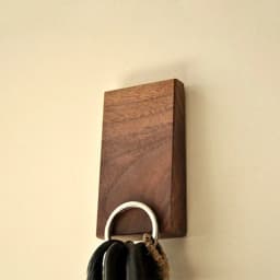 image-Walnut Magnet Key Holder