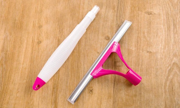 image-Squeegee with Built in Spray Bottle