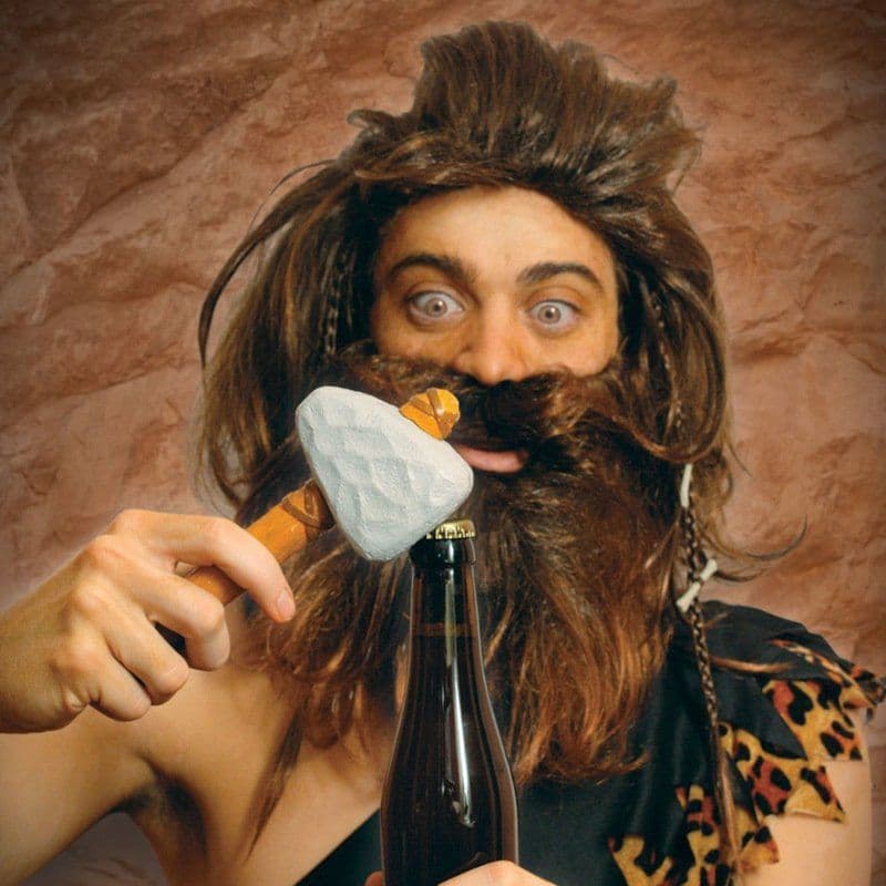 image-Caveman Stone age Bottle Opener