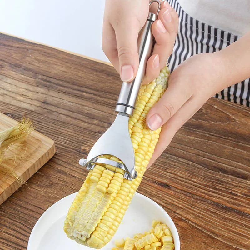image-Stainless Steel Corn Peeler