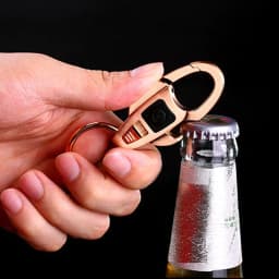 image-Bottle Opener & Torch Keychain