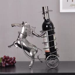 image-Creative Gentleman Carriage Decorative Wine Racks