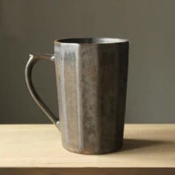 image-Handmade Multi-faceted Gilt Coffee Mug