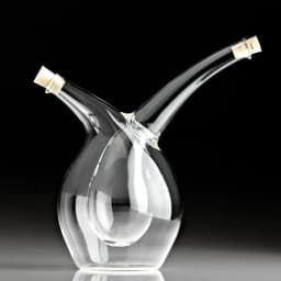 image-Oil & Vinegar Round Glass
