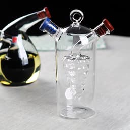 image-Oil & Vinegar Round Glass