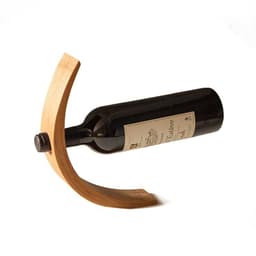 image-Gravity Bamboo Bottle Holder