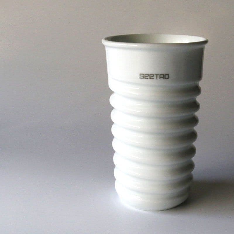 image-Handmade Screw Style Couple Coffee Cup