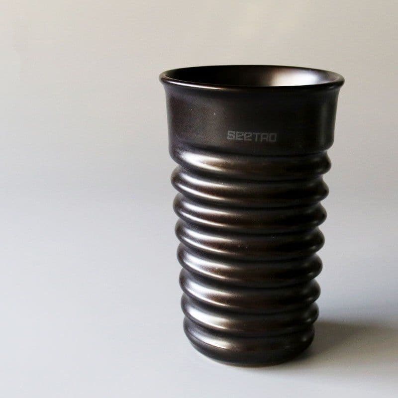 image-Handmade Screw Style Couple Coffee Cup