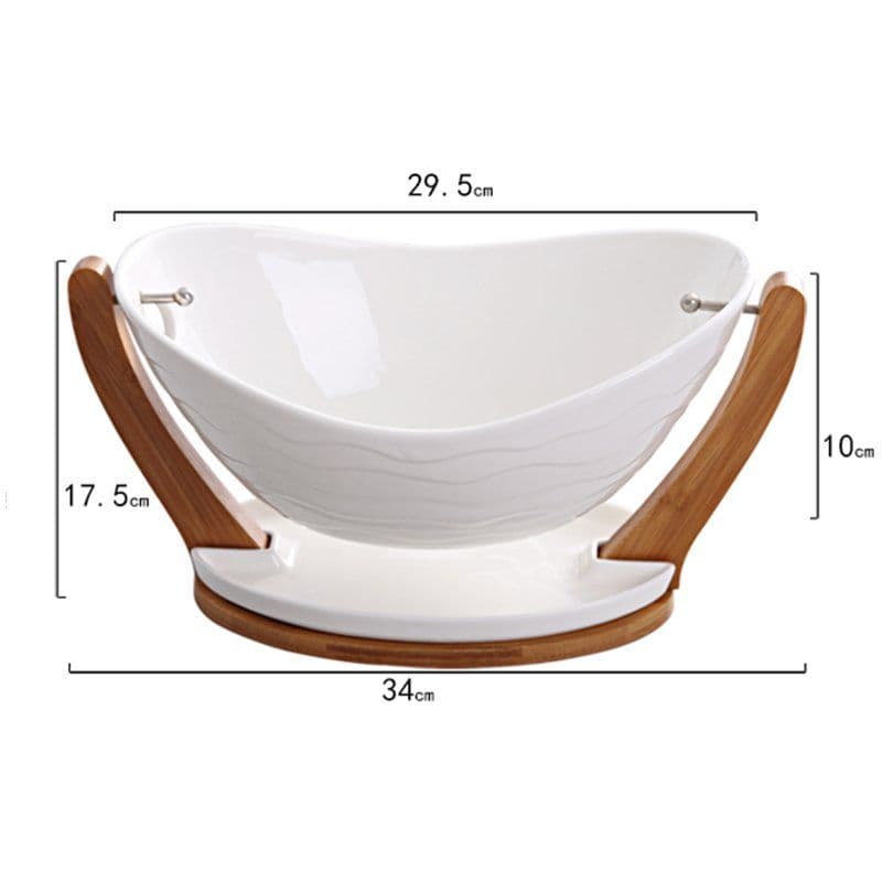 image-Ceramic Fruit Bowl