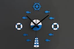 image-Diy Tower Rudder Buoy Combination Wall Clock