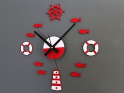 image-Diy Tower Rudder Buoy Combination Wall Clock