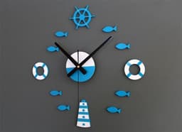 image-Diy Tower Rudder Buoy Combination Wall Clock