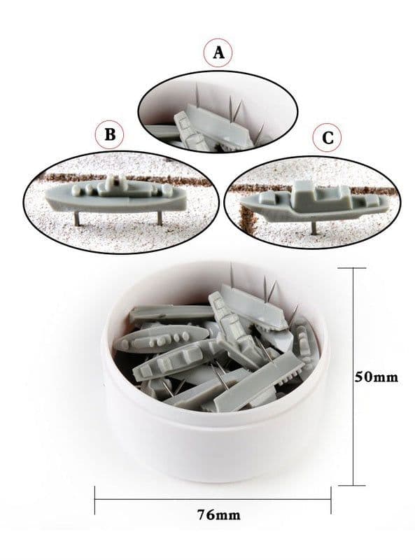 image-Warship Push Pins