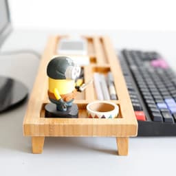 image-Bamboo Desktop Organizer