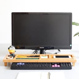 image-Bamboo Desktop Organizer