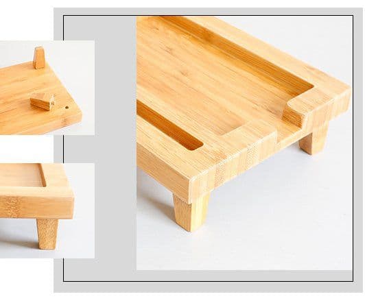 image-Bamboo Desktop Organizer
