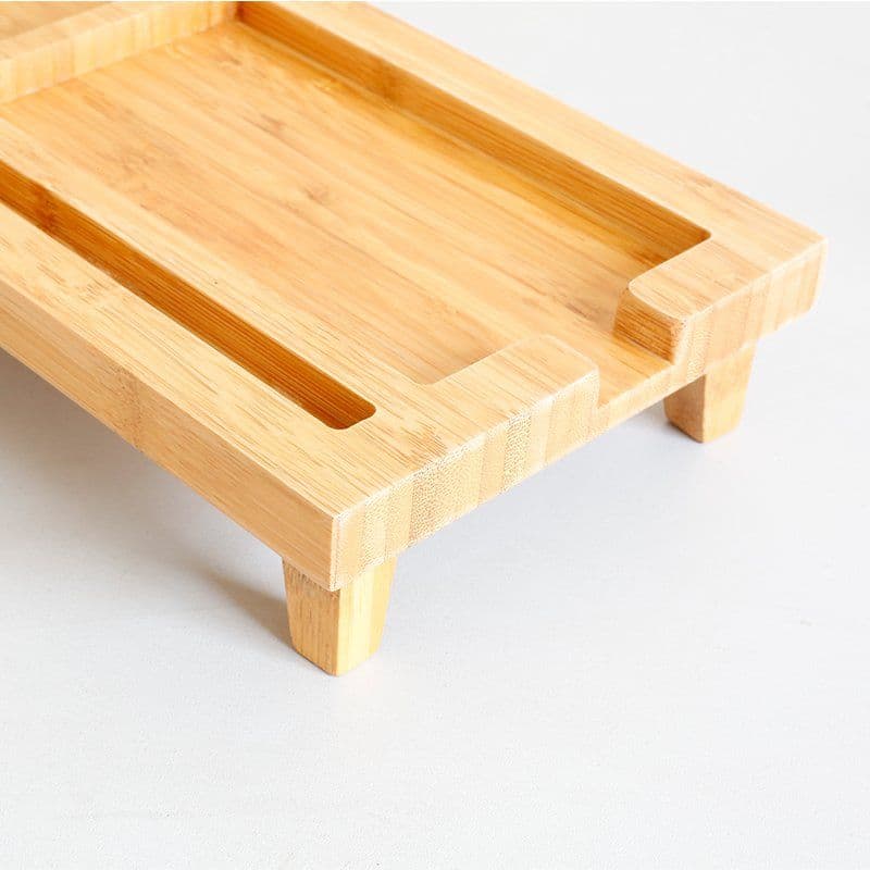 image-Bamboo Desktop Organizer