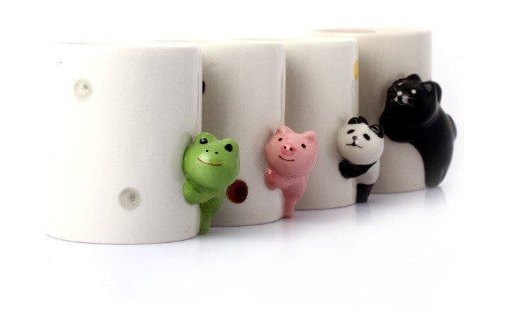 image-Lovely Hand-painted Animal Hide and Seek Cup