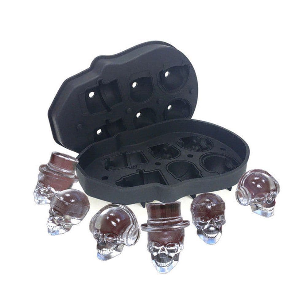 image-Bone Chilling Skull Ice Mold Set