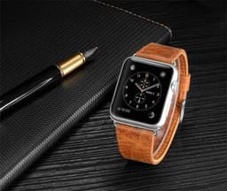 image-Genuine Leather Apple Watch Strap