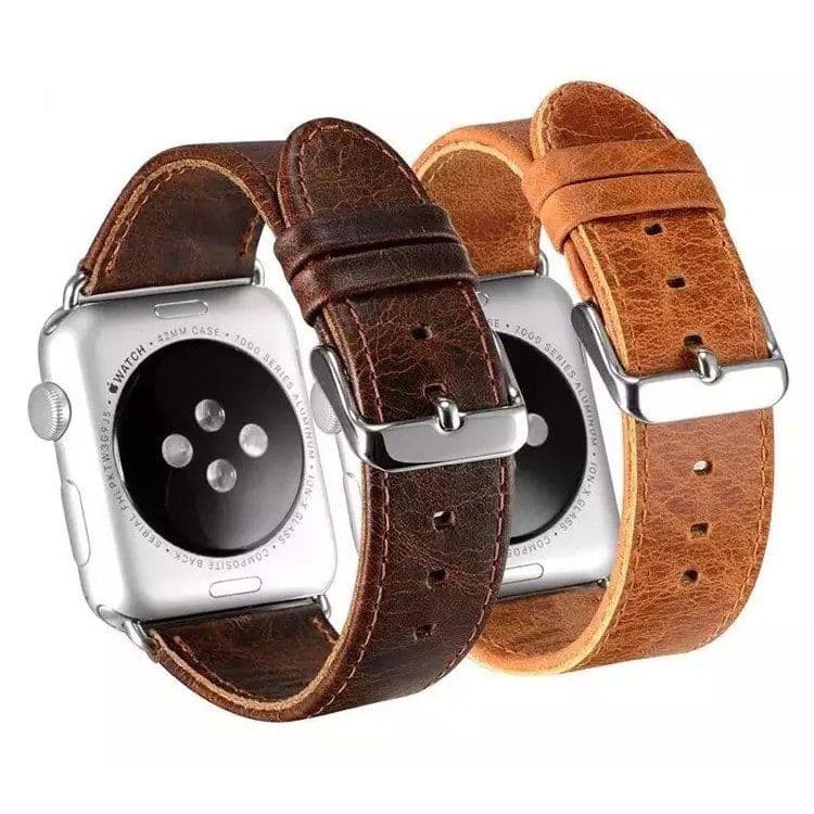 image-Genuine Leather Apple Watch Strap