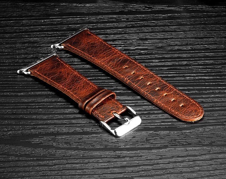 image-Genuine Leather Apple Watch Strap