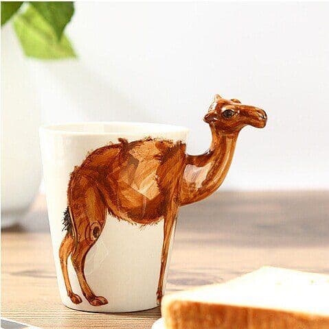 image-3D Animal Painted Coffee Mug