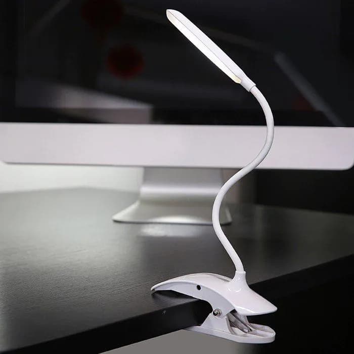 image-Gooseneck Rechargeable LED Desk Lamp