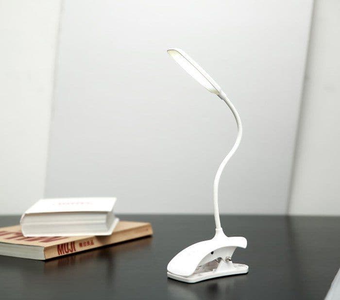image-Gooseneck Rechargeable LED Desk Lamp