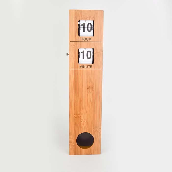 image-Erected Bamboo Flip Clock