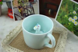 image-Handmade Cute Small Horse Ceramic Coffee Cup