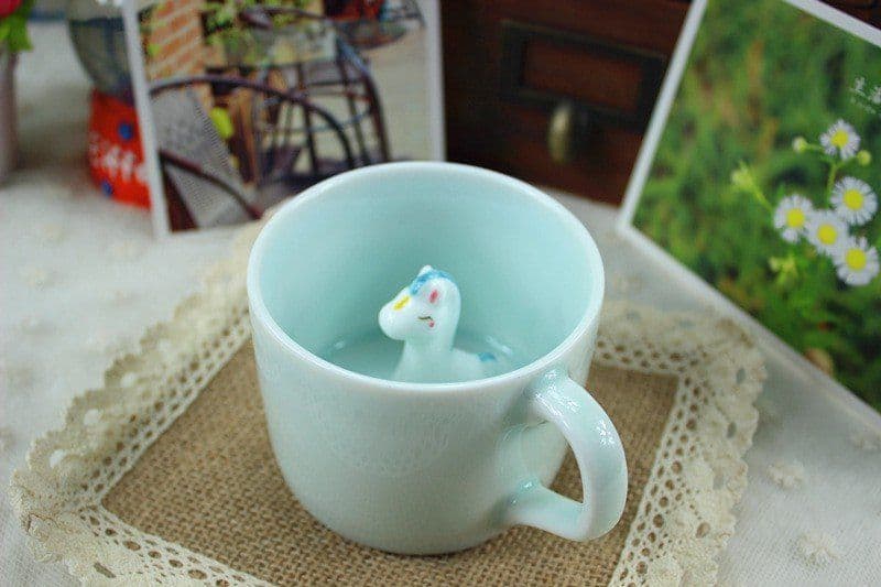 image-Handmade Cute Small Horse Ceramic Coffee Cup
