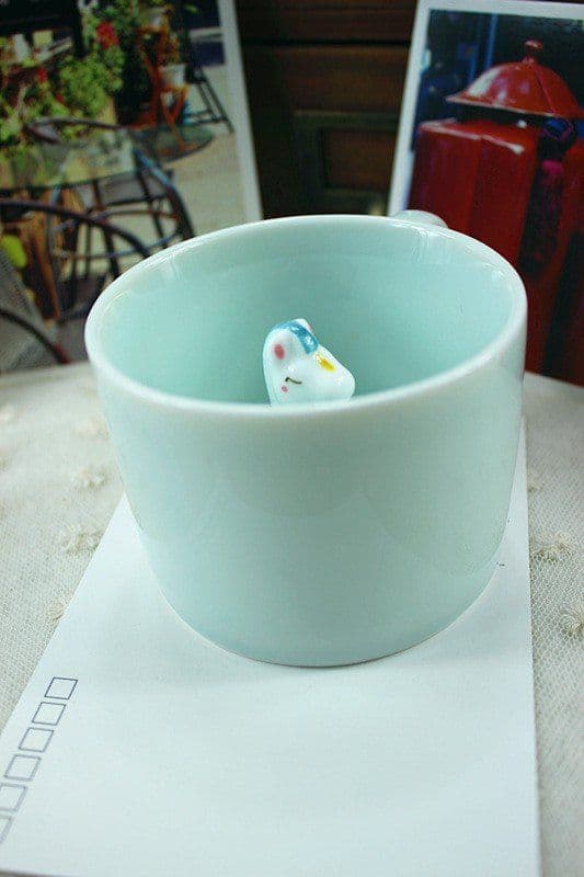 image-Handmade Cute Small Horse Ceramic Coffee Cup