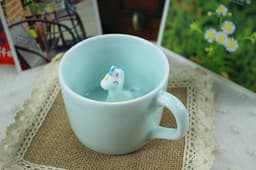 image-Handmade Cute Small Horse Ceramic Coffee Cup