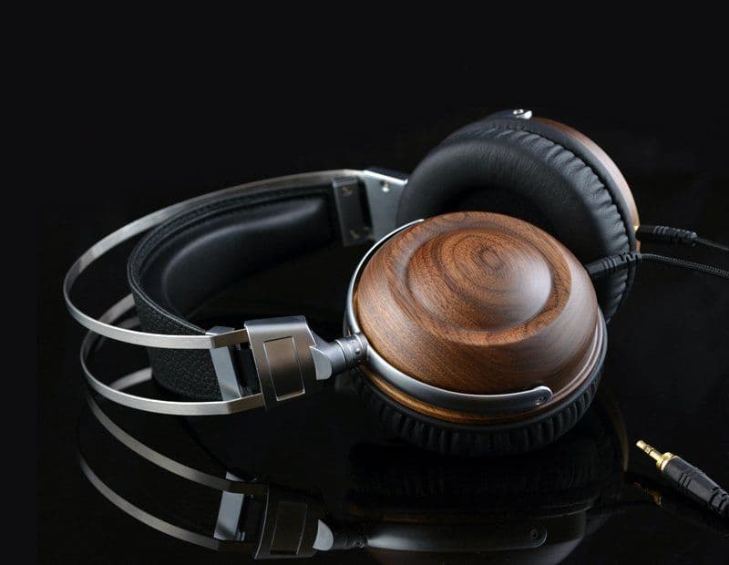 image-DIY 50mm Wood HIFI Headphones