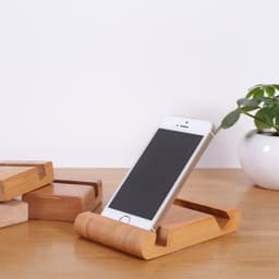image-Bamboo Phone Holder Card Holder