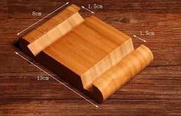 image-Bamboo Phone Holder Card Holder