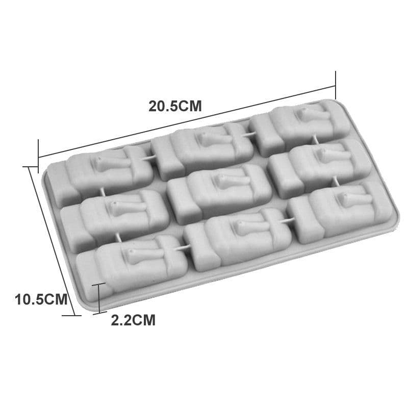 image-Easter Island Baking Mold Ice Tray