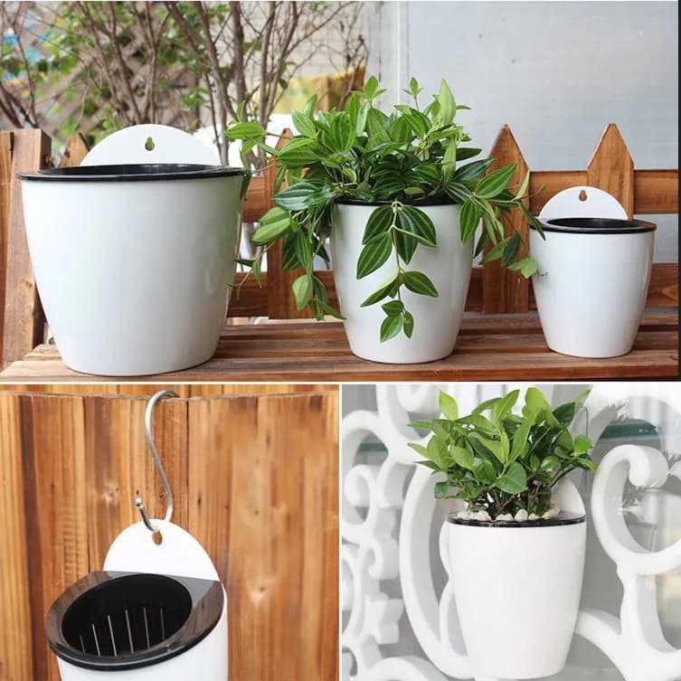 image-Self Watering Hanging Basket