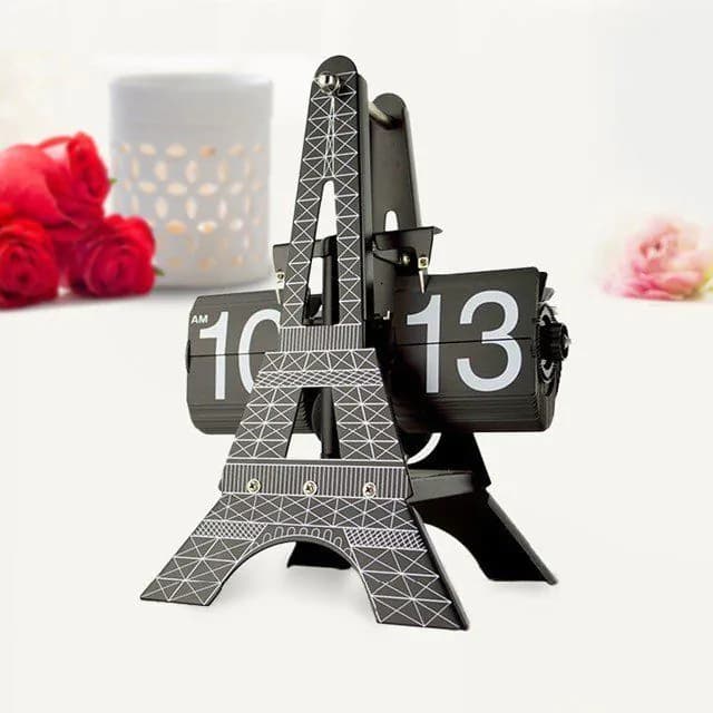 image-Metal Tower Flip Clock
