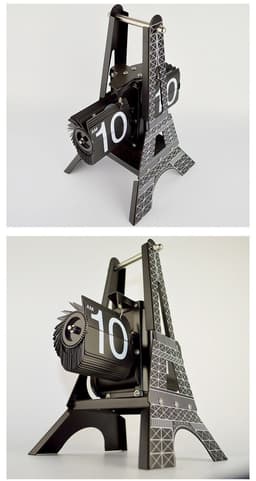 image-Metal Tower Flip Clock
