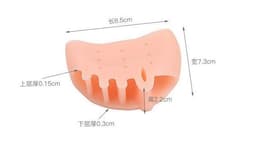 image-Five-hole honeycomb front pad hallux valgus big foot bone overlapping shock absorption female split toe toe toe set five-hole fixed