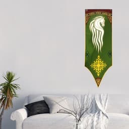 image-Flag of Rohan Banner - Canvas Double Angle