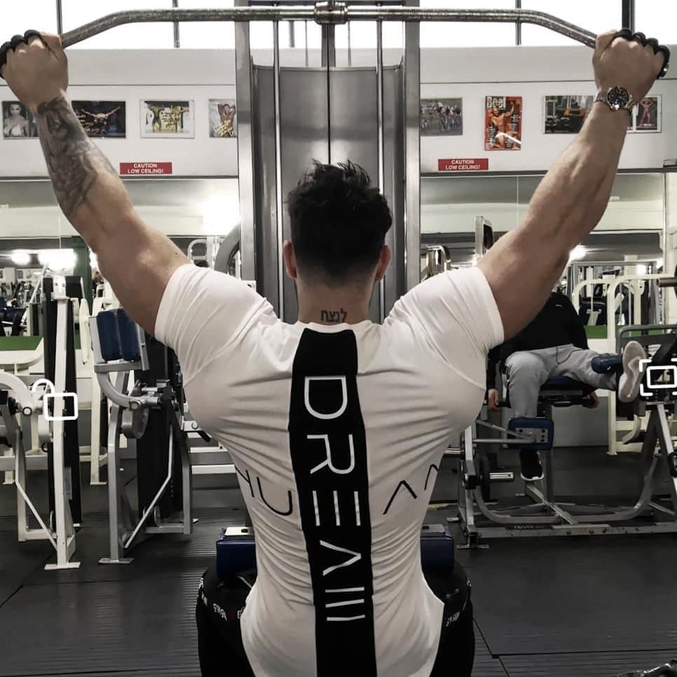 image-Muscle Brothers Fitness T-Shirt Quick Dry White