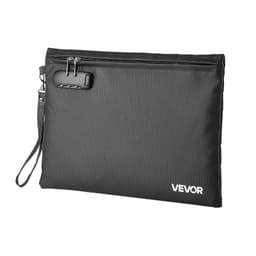 image-VEVOR Fireproof Document Bag, 1832 ℉ Heat Insulated Fireproof & Waterproof Bag with Lock, Portable File Storage Security Organizer Home Office Travel Use, for Passports, Important Documents & Files